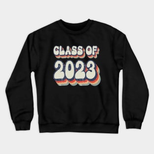 Class of 2023 Graduate Vintage Style Font Crewneck Sweatshirt